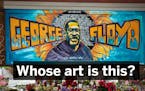 Mural raises concerns about representation in art after George Floyd's killing