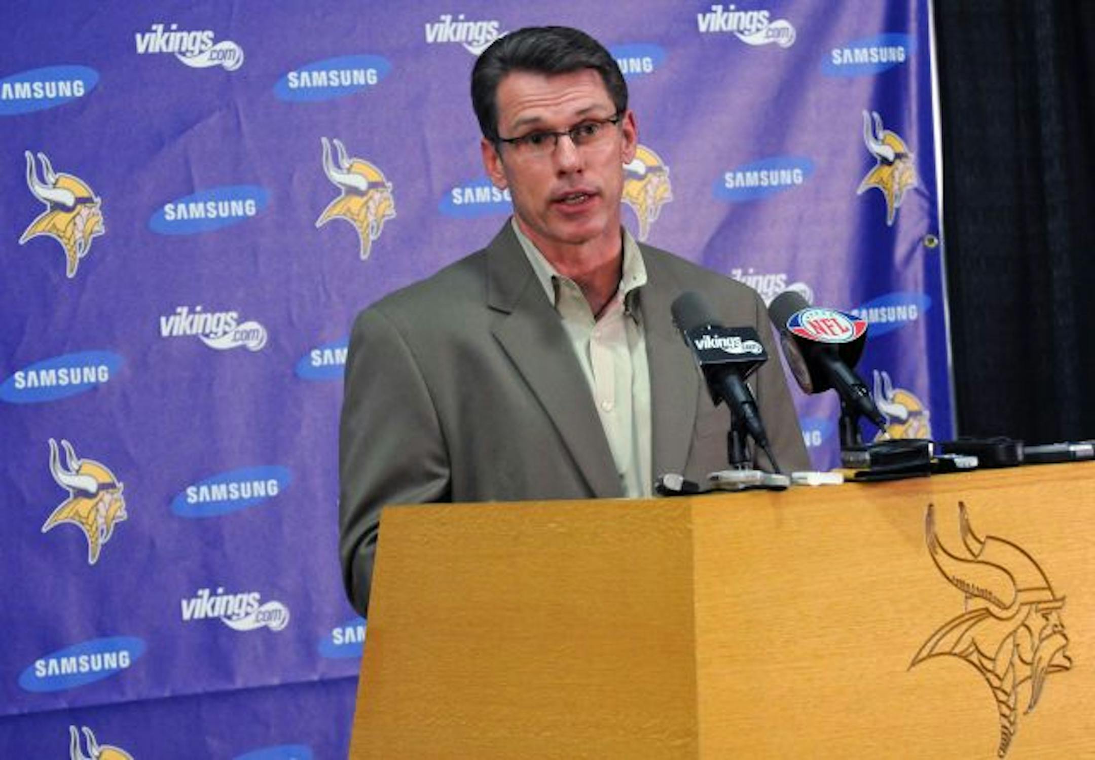 Rick Spielman, Vikings vice president of player personnel.