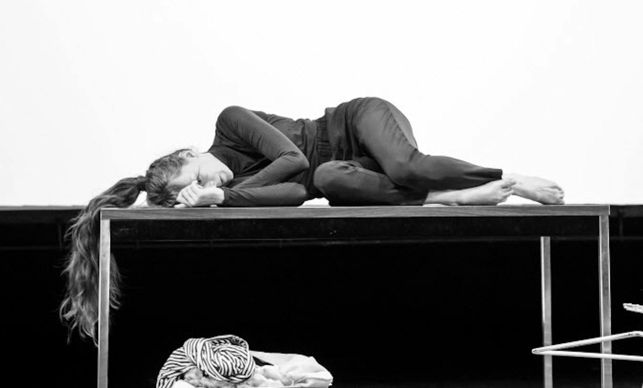 "Animus" at the Southern Theatre in Minneapolis will blend live-on-stage film with theater, featuring Emily Michaels King (above) and Debra Berger.