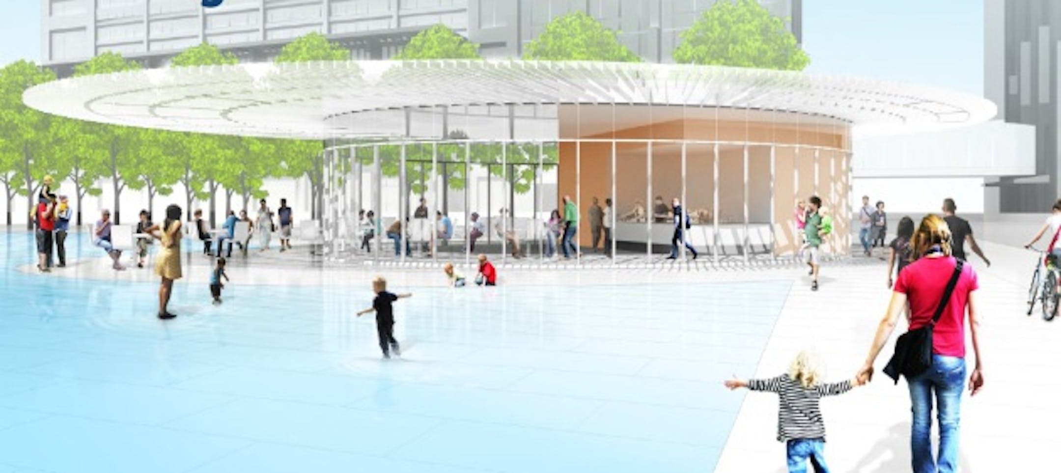Downtown East Pavilion Concept Design as presented to the City of Minneapolis
