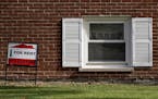 A rent sign displays outside apartment in Mount Prospect, Ill., Thursday, Oct. 15, 2020. COVID-19 has created significant problems in the residential 