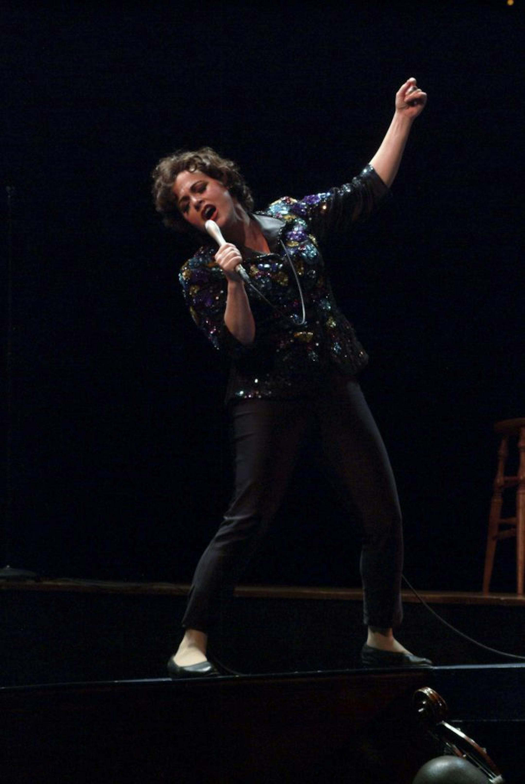 Jody Briskey as Judy Garland in History Theatre's "Beyond the Rainbow."