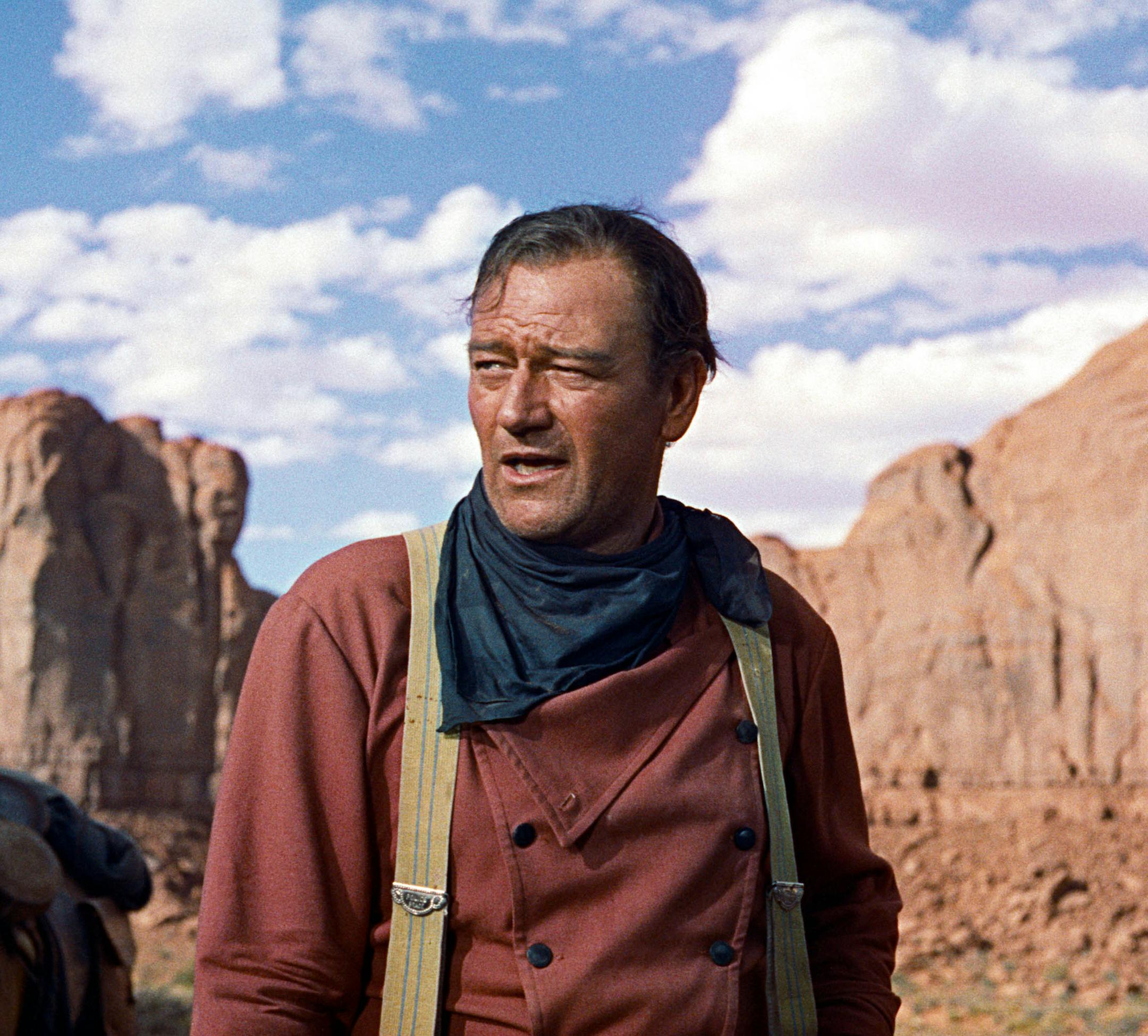 **FILE**In this photo released by Warner Bros., actor John Wayne plays Ethan Edwards in the 1956 film "The Searchers." The film is among the American Film Institute's best western movies. (AP Photo/Warner Bros.)