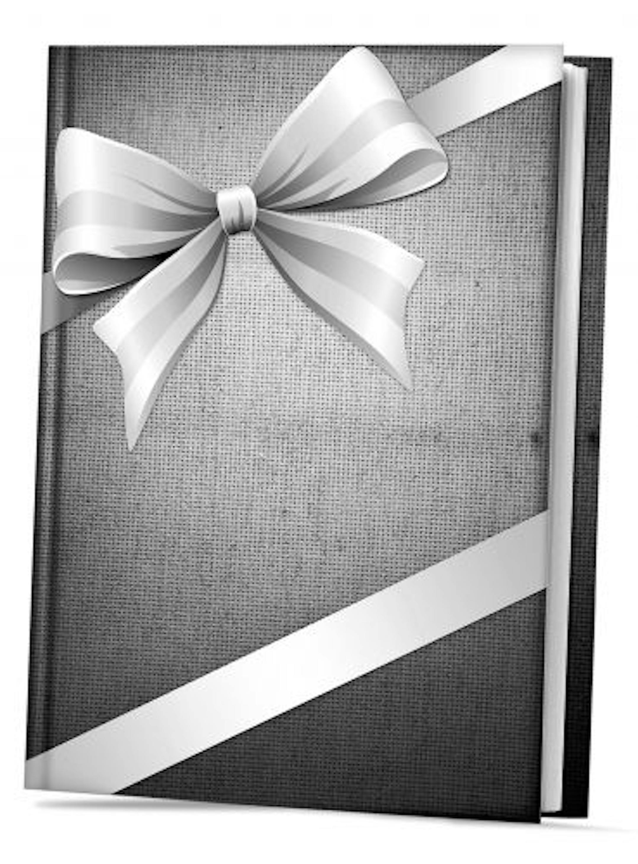 Empty bookcover isolated with clipping paths on black background