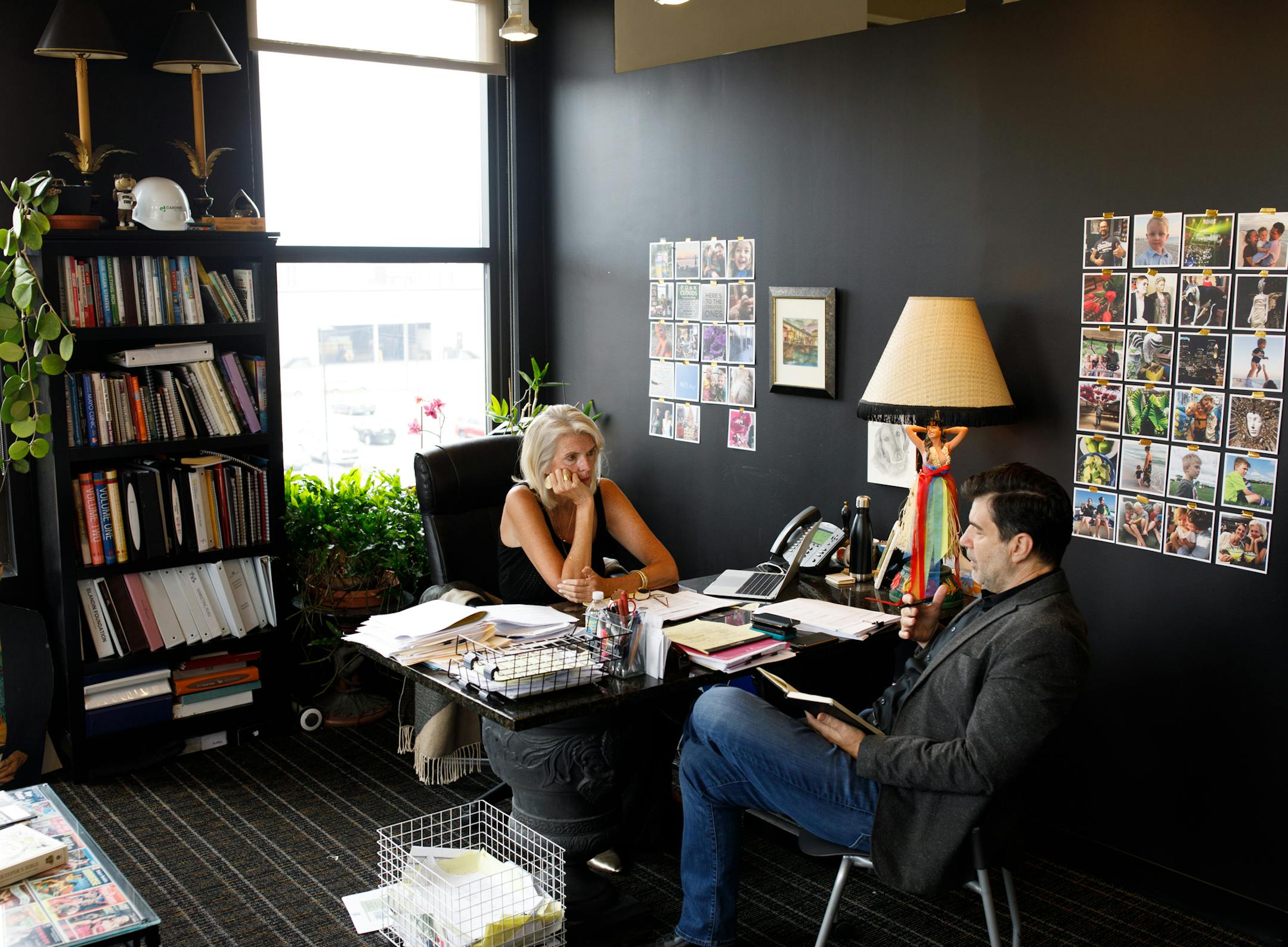 Thirty five-year co-founders Carol Russell and Brian Herder of Russell Herder marketing and PR agency. Photo: Russell Herder