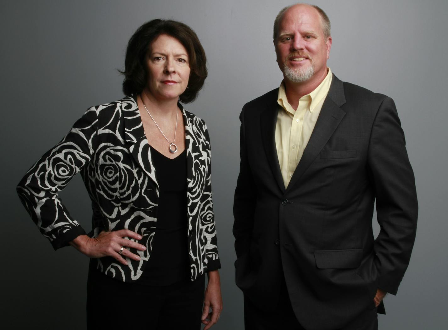 Deborah Loon, executive director of Avenues for Homeless Youth, and Dan Pfarr, executive director of The Bridge for Youth helped develop an app for desperate kids between the ages of 12 and 20 most easily find shelter and services without calling around to different shelters,] Richard Tsong-Taatarii/rtsong-taatarii@startribune.com