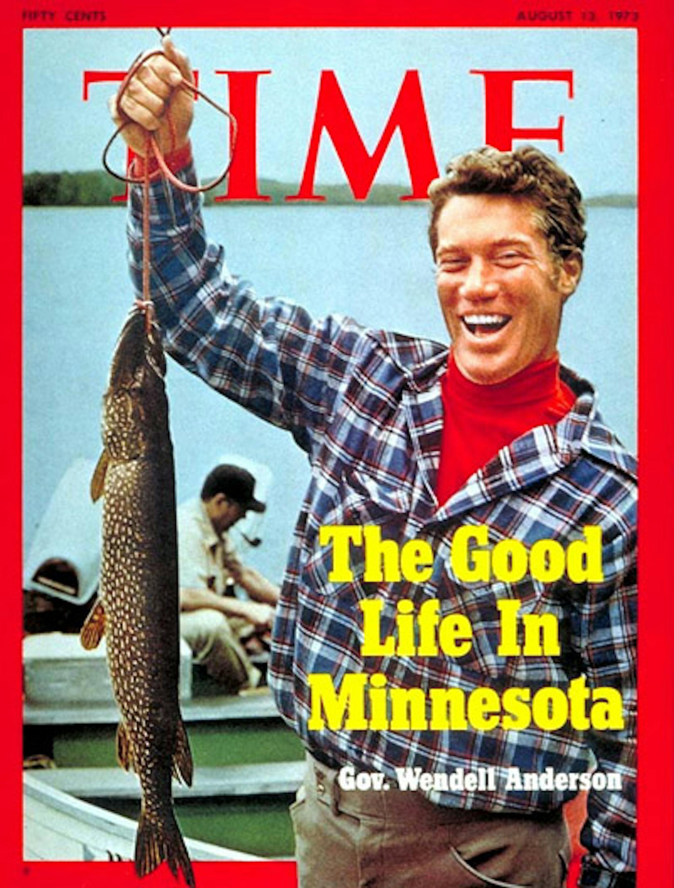 Former Minnesota Gov. Wendell Anderson graced the cover of Time magazine in 1973.