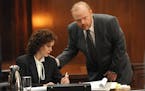 Sarah Paulson as Marcia Clark, Christian Clemenson as Bill Hodgman in "American Crime Story: The People v. O.J. Simpson."