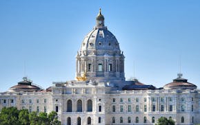 The Minnesota State Capitol is largely quiet, Monday June 5, 2017 but major issues are still unresolved between the Republican legislature and DFL Gov