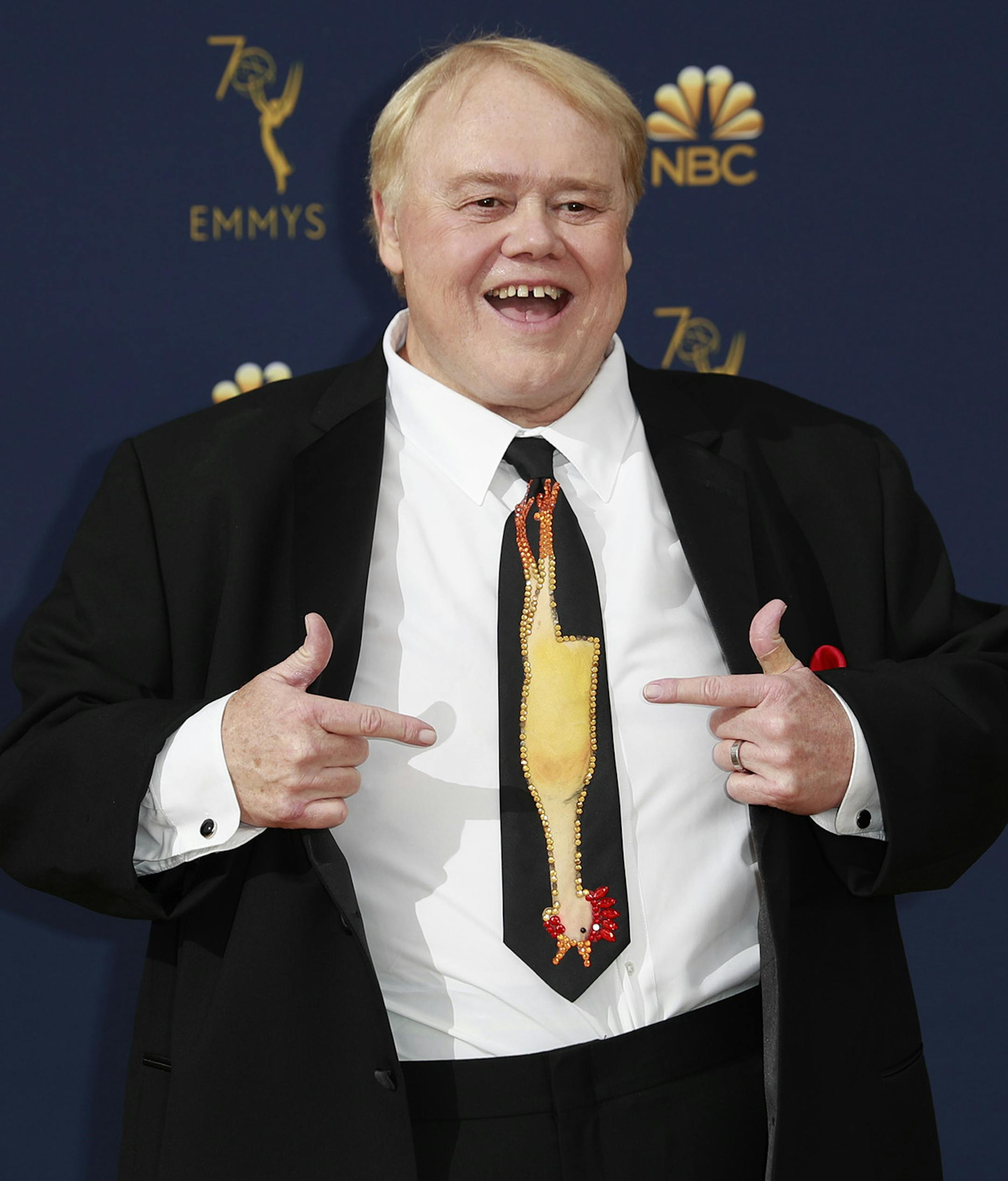 Louie Anderson arrives at the 70th Primetime Emmy Awards at the Microsoft Theater in Los Angeles on Monday, Sept. 17, 2018. (Allen J. Schaben/Los Angeles Times/TNS) ORG XMIT: 1240614