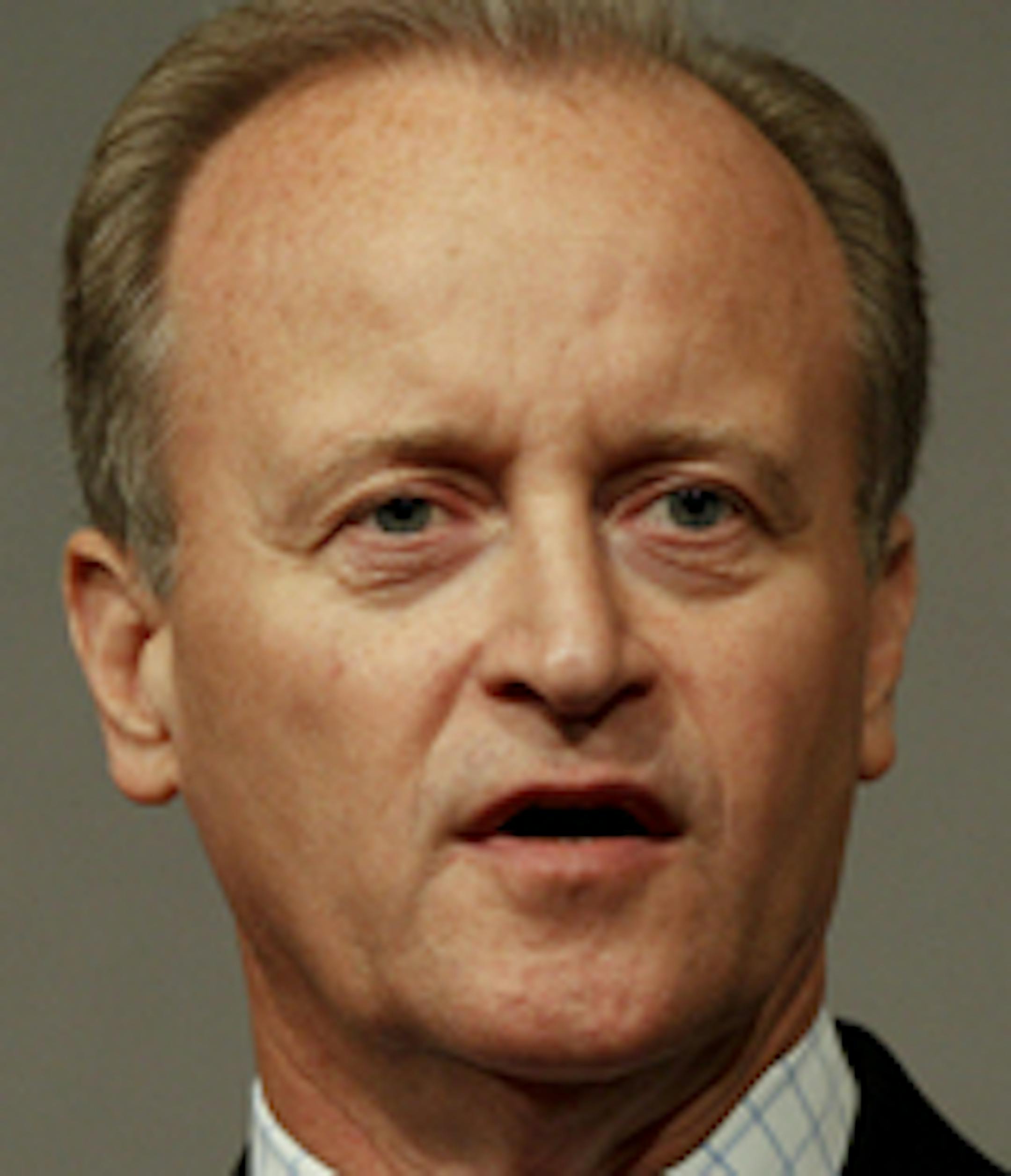 At a news conference, Sen. Warren Limmer, R-Maple Grove, addresses the lawsuit against Secretary of State Mark Ritchie and Attorney General Lori Swanson, for unlawfully changing the title of the Marriage Protection Amendment which will appear on the November ballot in St. Paul, Minn. on Monday, July 9, 2012. ] MEGAN TAN/ STAR TRIBUNEâ€¢megan.tan@startribune.com.
