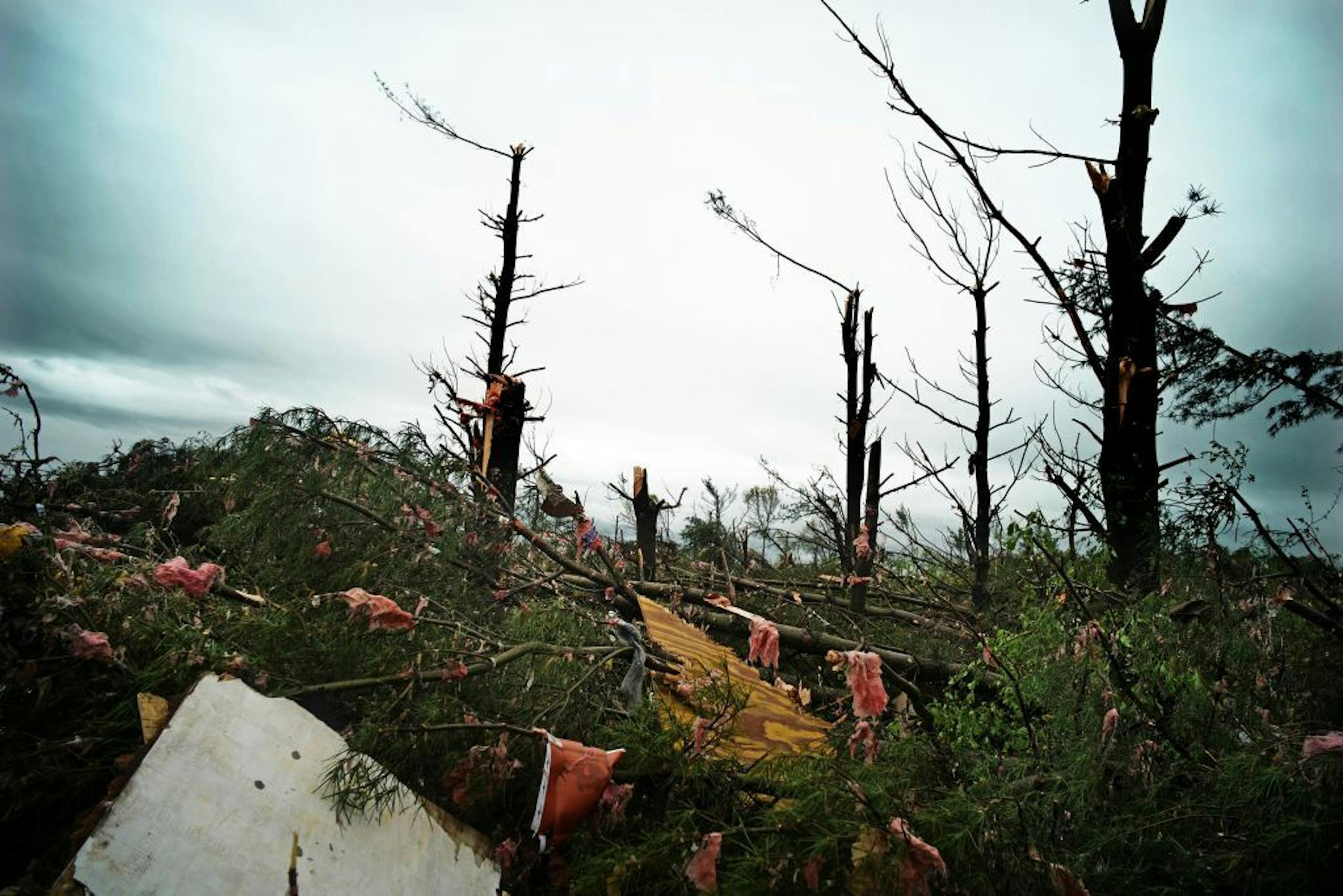The May 16, 2017 tornado had flattened a trailer park and nearby trees in Chetek, Wis. One person died and at least 25 were injured.