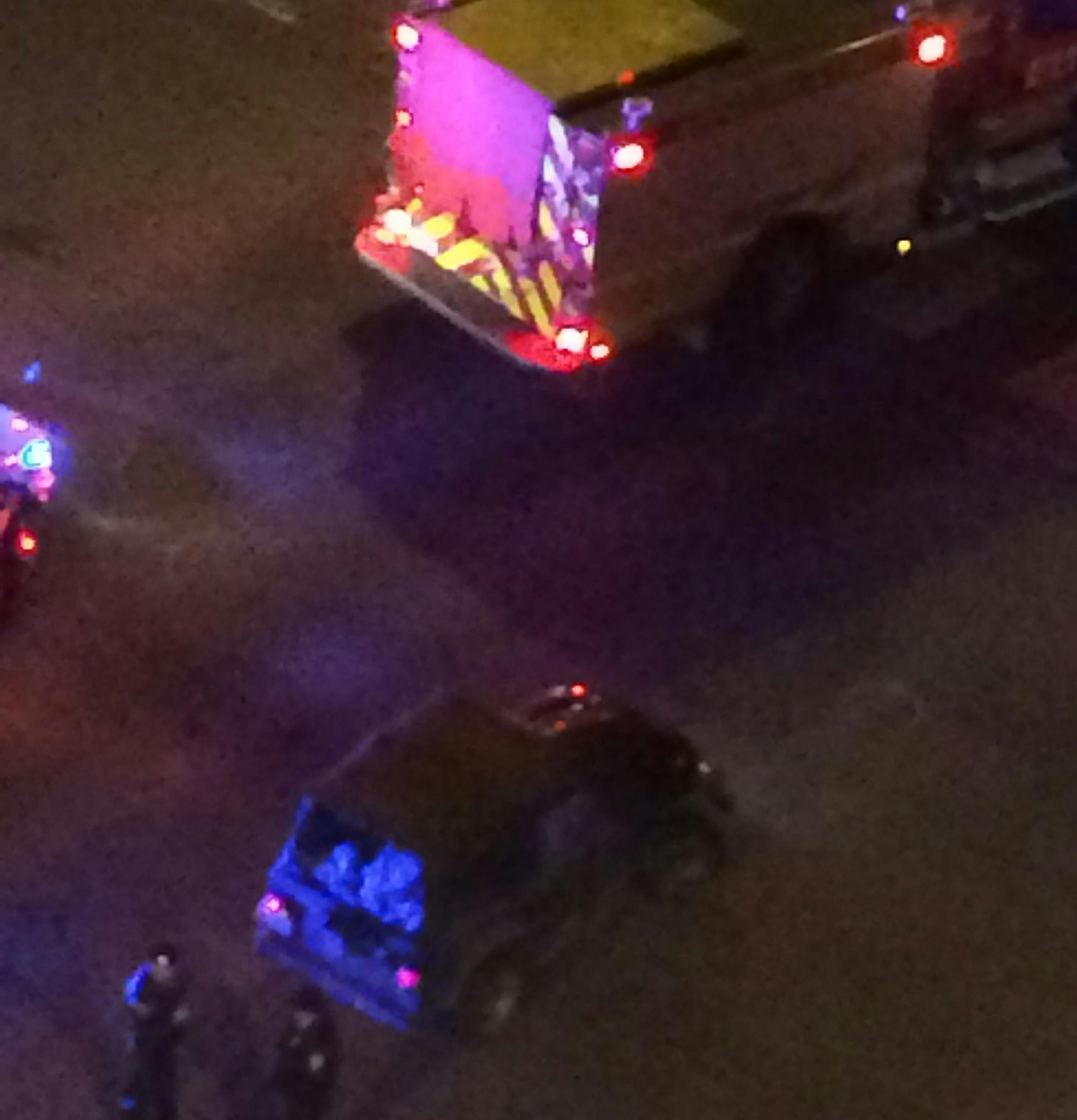 A suspected drunken driver in a Jeep Wrangler, pictured here, allegedly roared up an interstate exit ramp and through a crosswalk at night near the University of Minnesota, running over two students and sending them to the hospital with head injuries. (Courtesy Jack Palmer-Kern)
