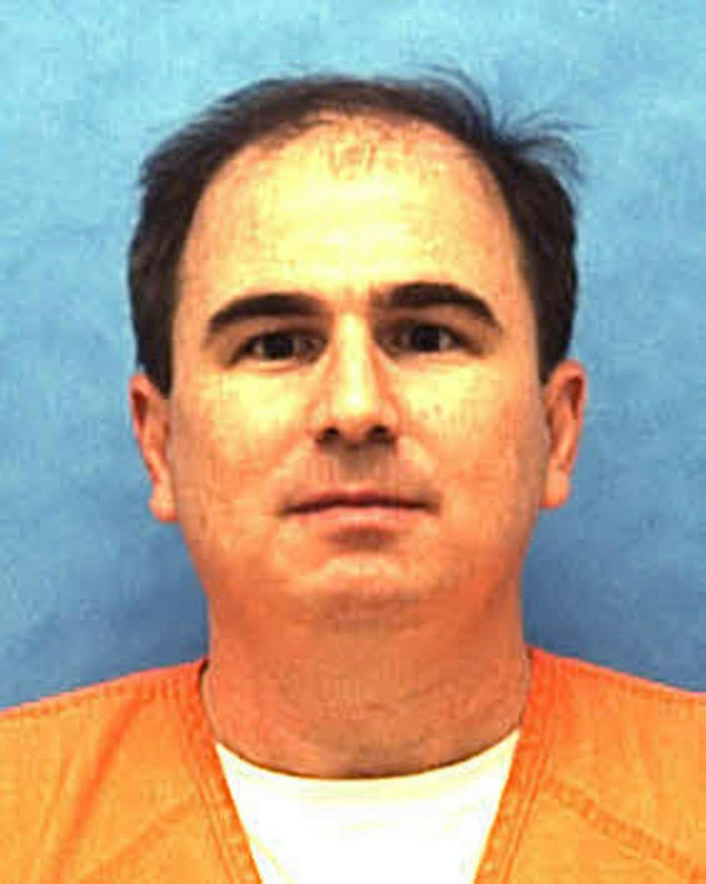 This undated photo made available by the Florida Department of Law Enforcement shows Eric Scott Branch in custody. Florida is scheduled to execute Branch Thursday, Feb. 22, 2018, for raping and killing a college students in 1993, so he could steal her car.