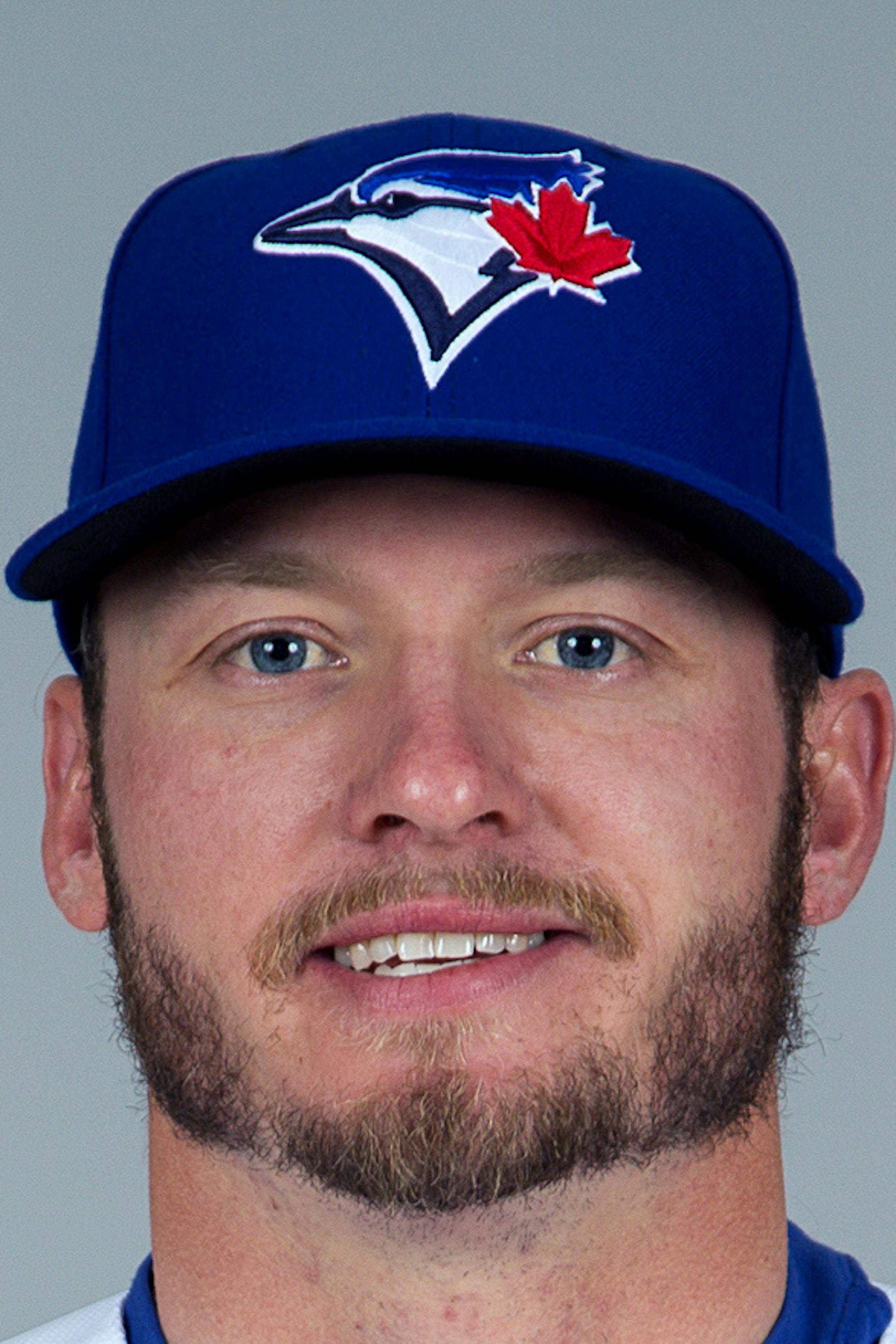 DUNEDIN, FL - FEBRUARY 27: Josh Donaldson #20 of the Toronto Blue Jays poses during Photo Day on Saturday, February 27, 2016 at Florida Auto Exchange Stadium in Dunedin, Florida. (Photo by Mike Carlson/MLB Photos via Getty Images) *** Local Caption *** Josh Donaldson ORG XMIT: 601170873
