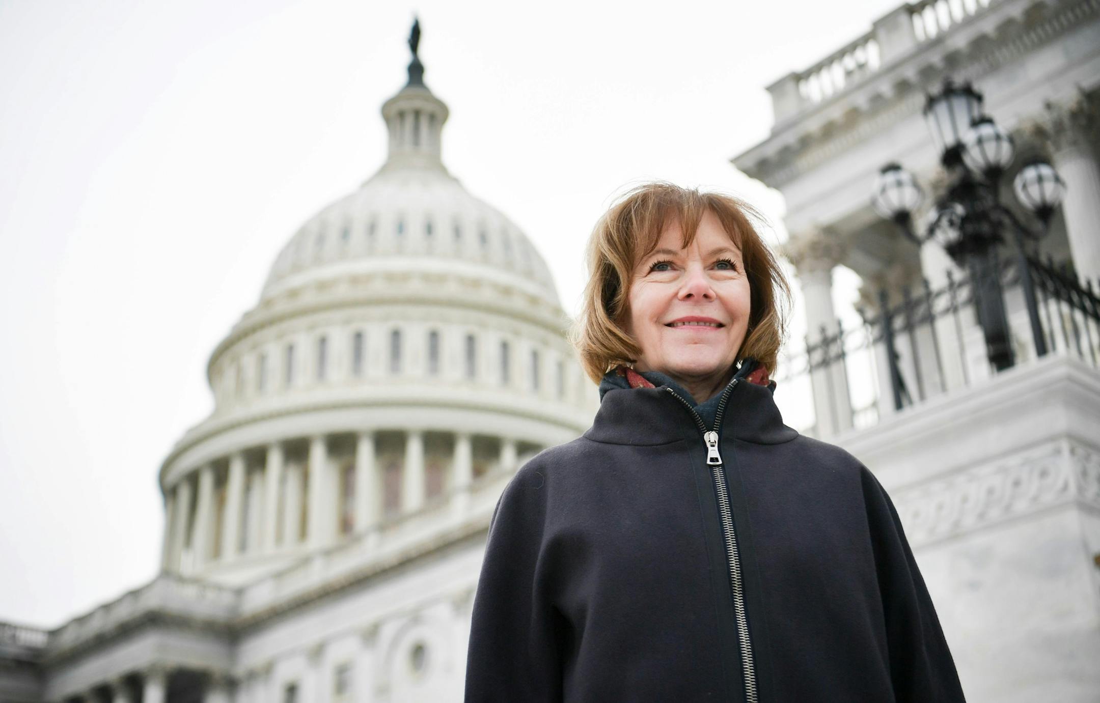 Sen. Tina Smith on the day she was sworn in as new U.S. senator from Minnesota at the U.S. Capitol, Jan. 3, 2018.