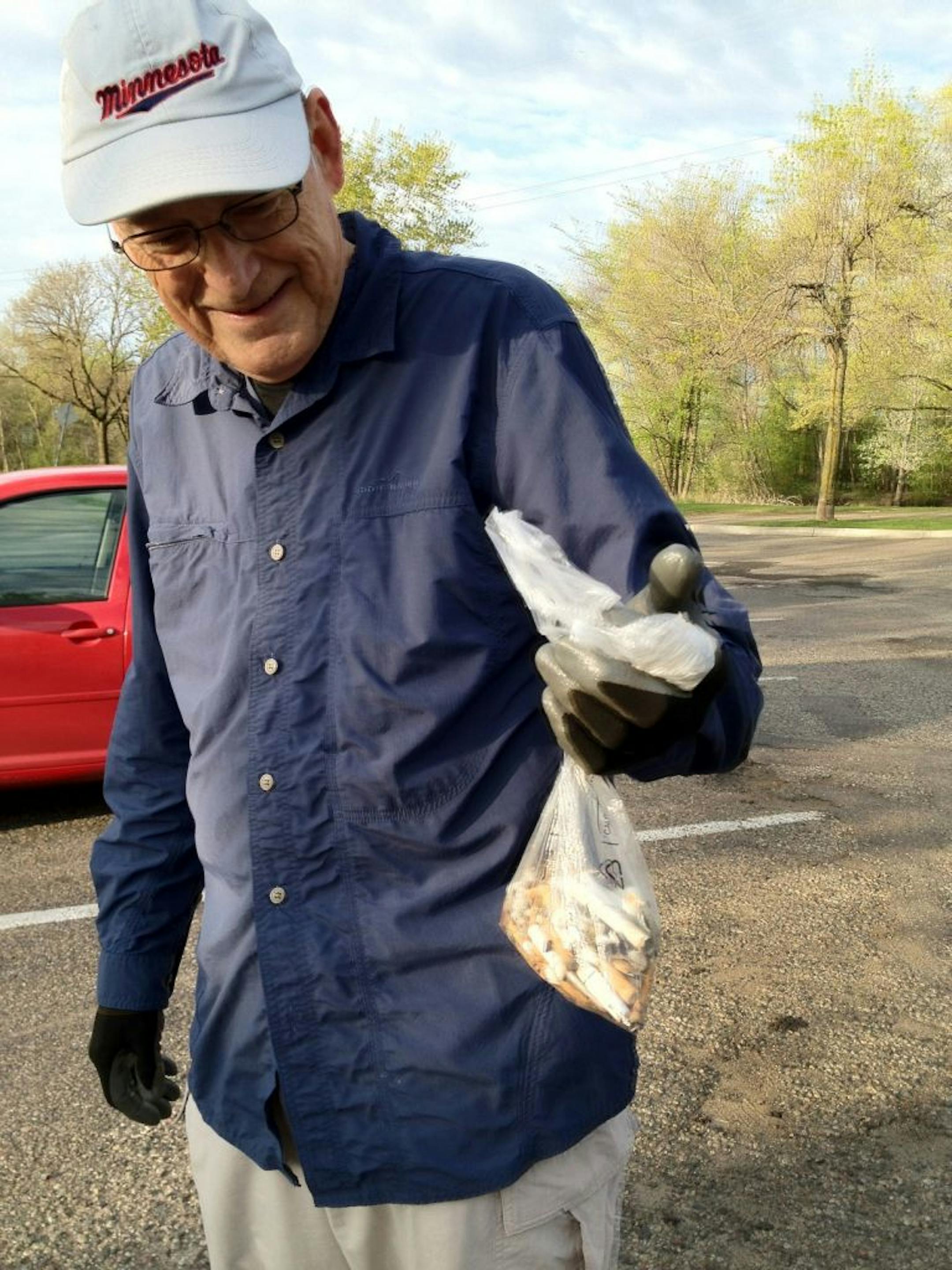 Since last June, Svendsen has picked up 58,427 cigarette butts. In the previous 12 months, he picked up almost 60,000.