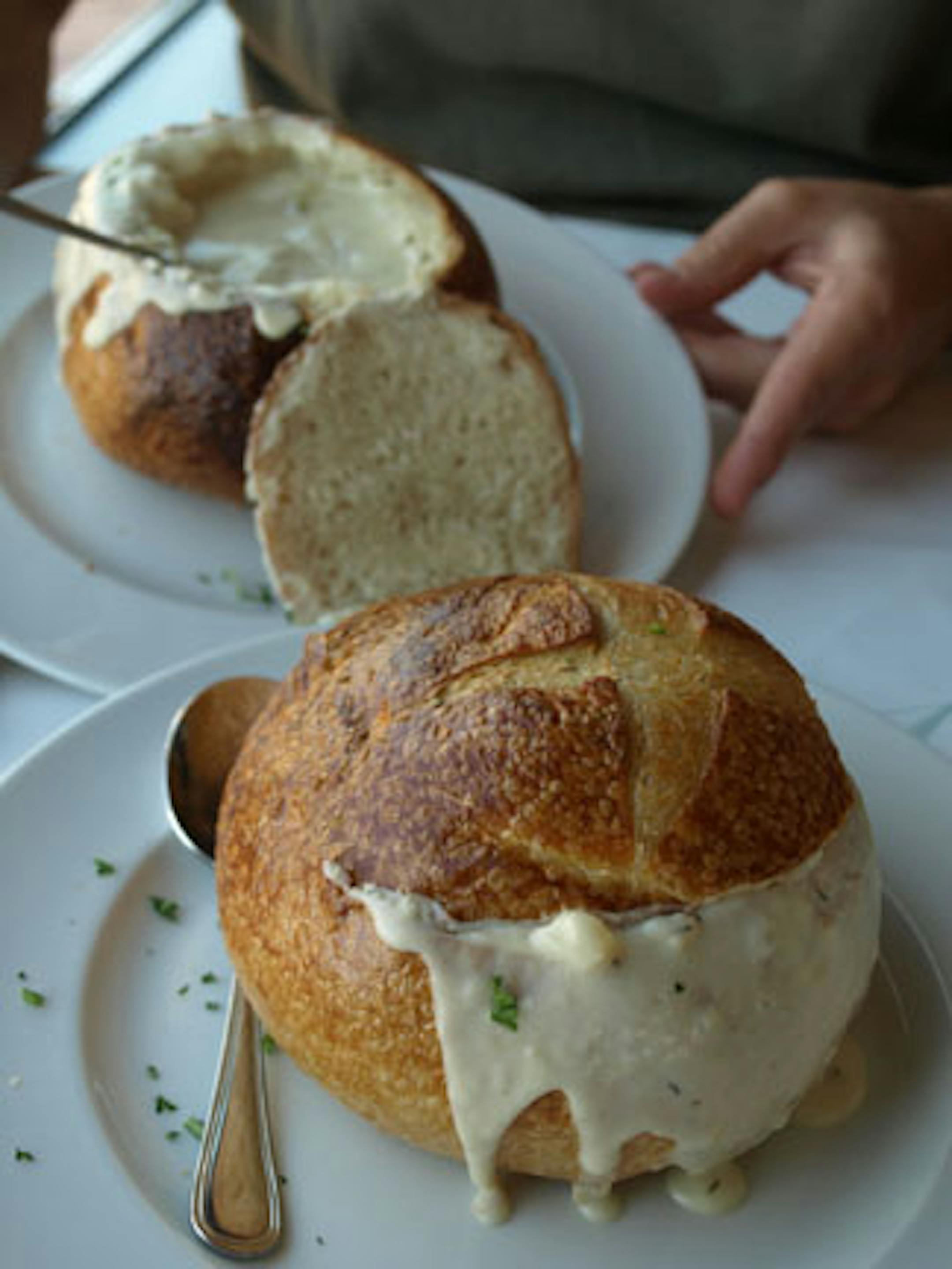 The best clam chowder and sourdough bread we have ever had was in San Francisco