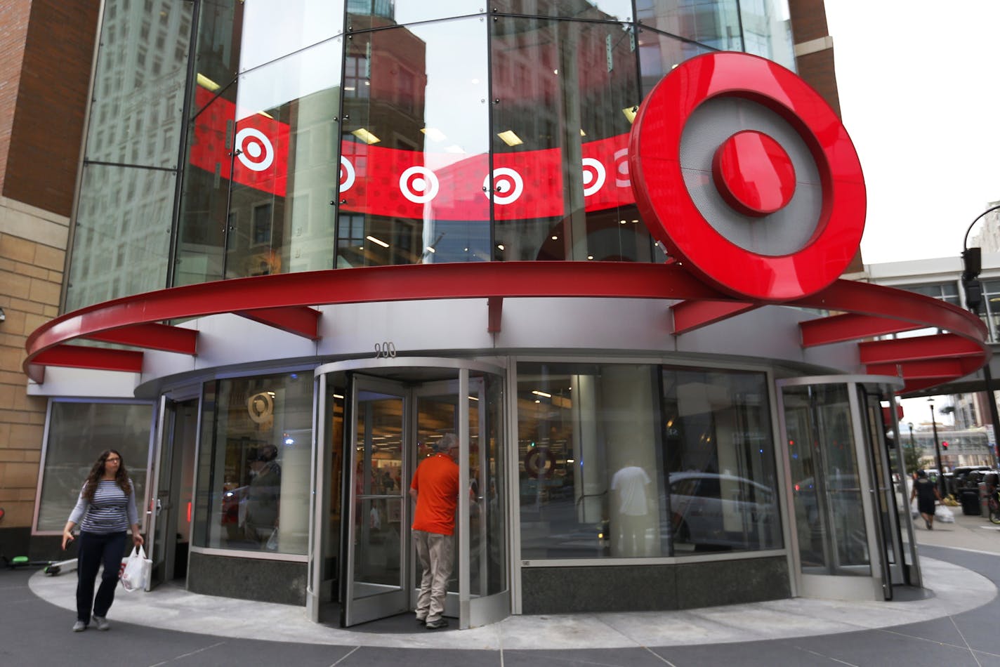 Target information systems were down briefly again on Tuesday. Pictured is the downtown Minneapolis store on Nicollet Mall. (AP Photo/Jim Mone, File)