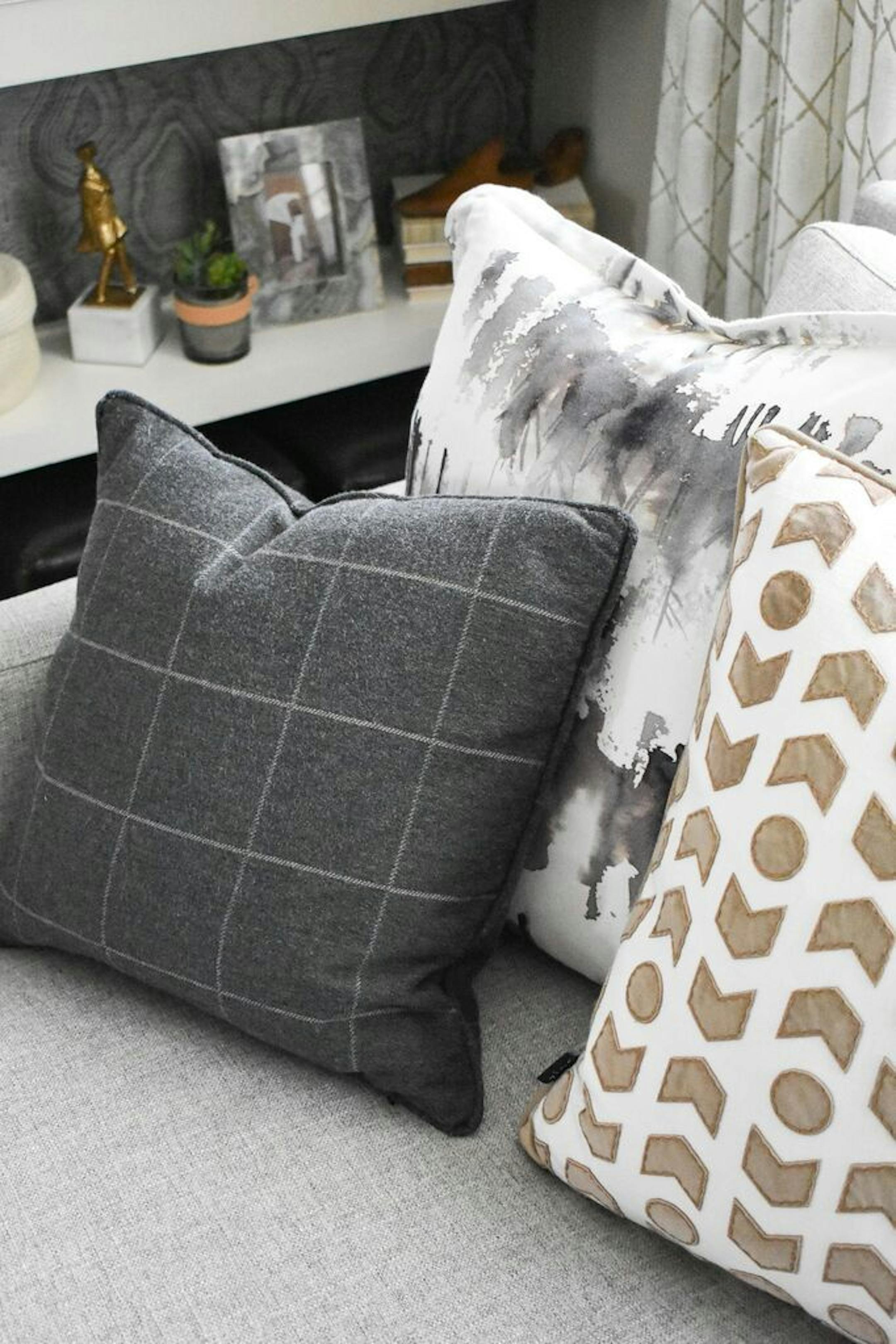 New accent pillows.