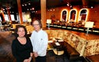 Joan Ferris and Jay Sparks in the dining room of their Lovechild. The couple's La Crosse, Wis., restaurant opened in December.
