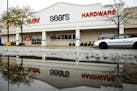 A sign for a Sears Outlet department store is displayed in Norristown, Pa., Monday, Oct. 15, 2018. Sears Hometown and Outlet Stores, Inc. is not part 