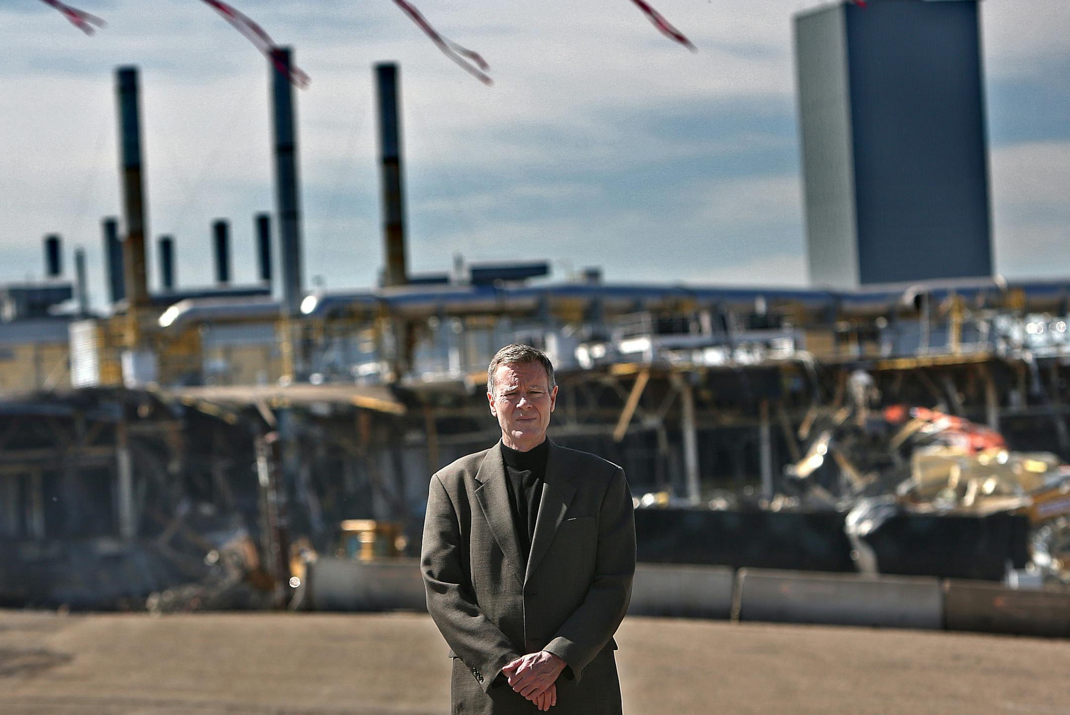 Local historian Brian McMahon is writing a book about the Ford assembly plant in St. Paul. The 100-year-old plant closed in 2011 and is now being demolished. ] (JIM GEHRZ/STAR TRIBUNE) / June 13, 2013, St. Paul, MN