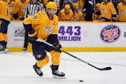 Predators defenseman Roman Josi has a knack for scoring against the Wild, with 38 points in 43 career games.