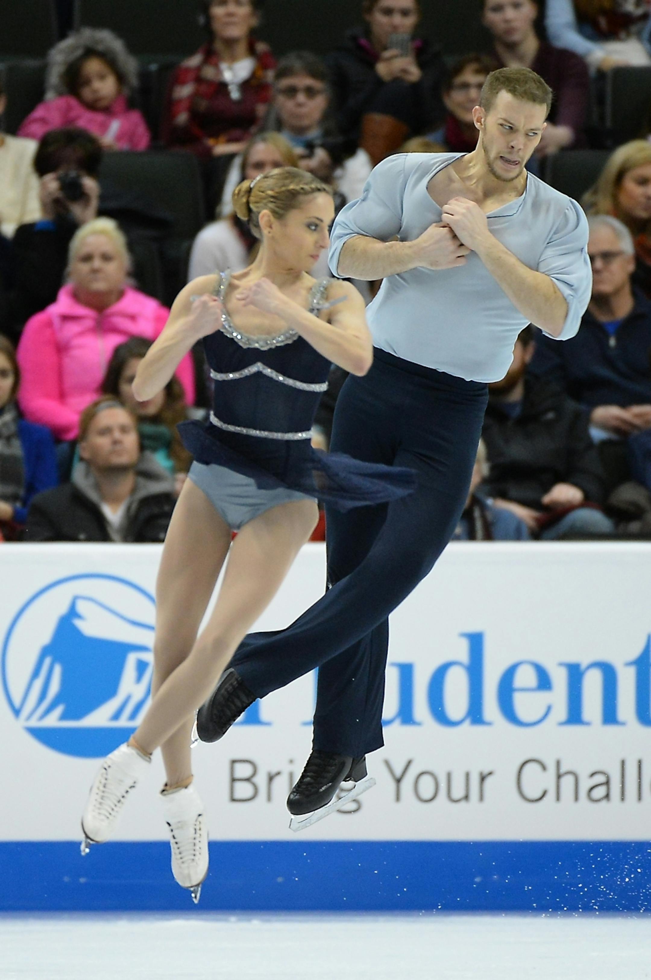 Tarah Kayne and Danny O'Shea performed in the Pairs Free Skate Competition of of the 2016 Prudential U.S. Figure Skating Championships Saturday. Kayne and O'Shea won 1st place with a score of 142.04.