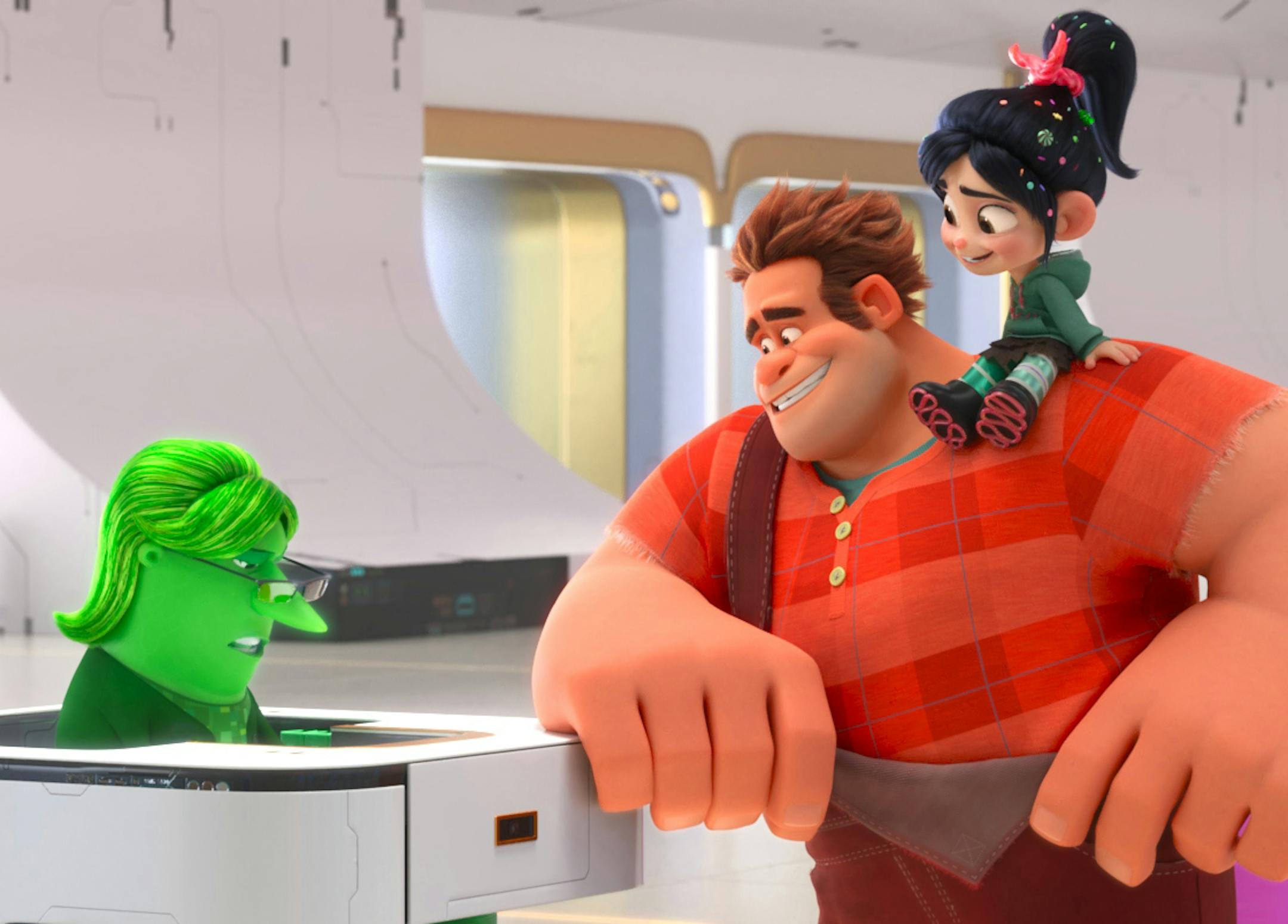 "Ralph Breaks the Internet" features the voices of Rebecca Wisocky as eBay Elayne, John C. Reilly as Ralph and Sarah Silverman as Vanellope.