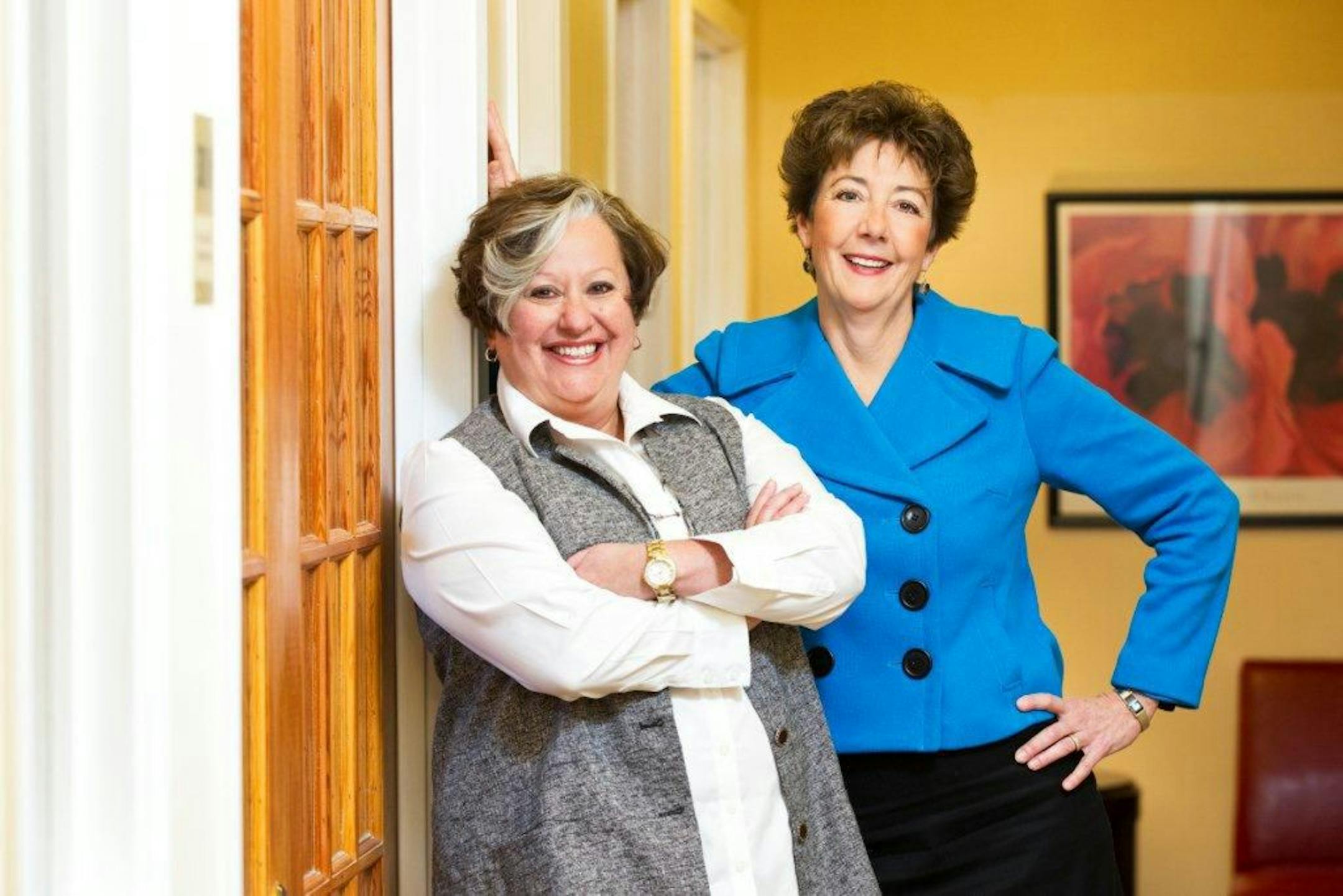 Mary Kloehn (left) and Teresa Daly