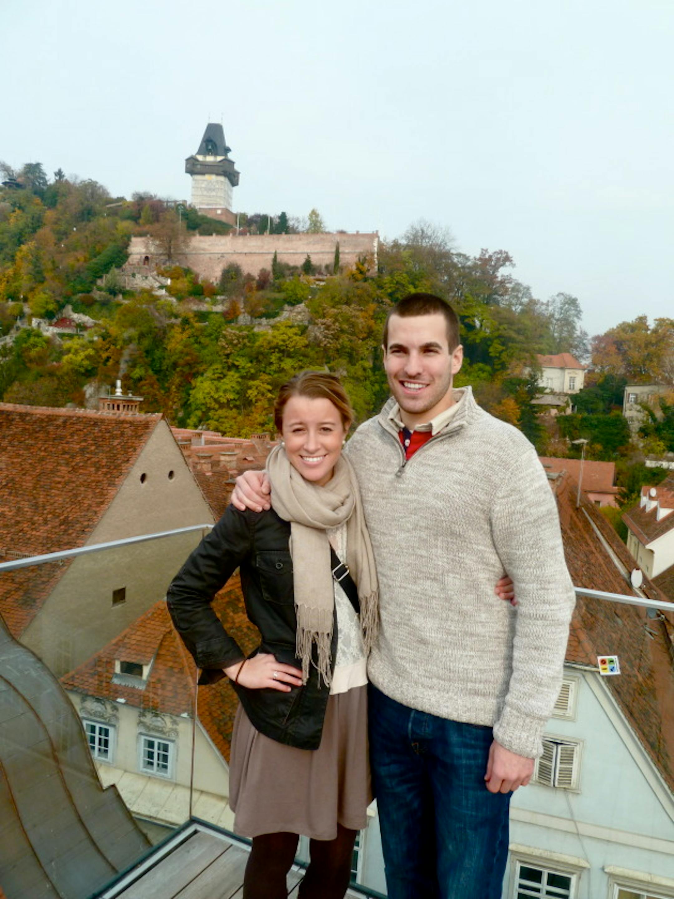 You can just see the clock tower (Uhrmturm) in the background!