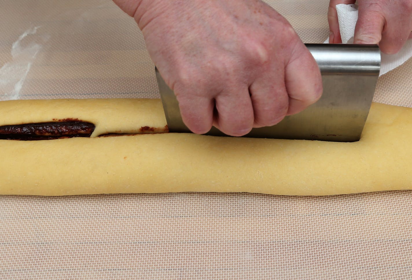 Baking Central makes chocolate babka - a brioche type dough swirled with dark chocolate.] Photographed 3/4/14. Bruce Bisping/Star Tribune bbisping@startribune.com