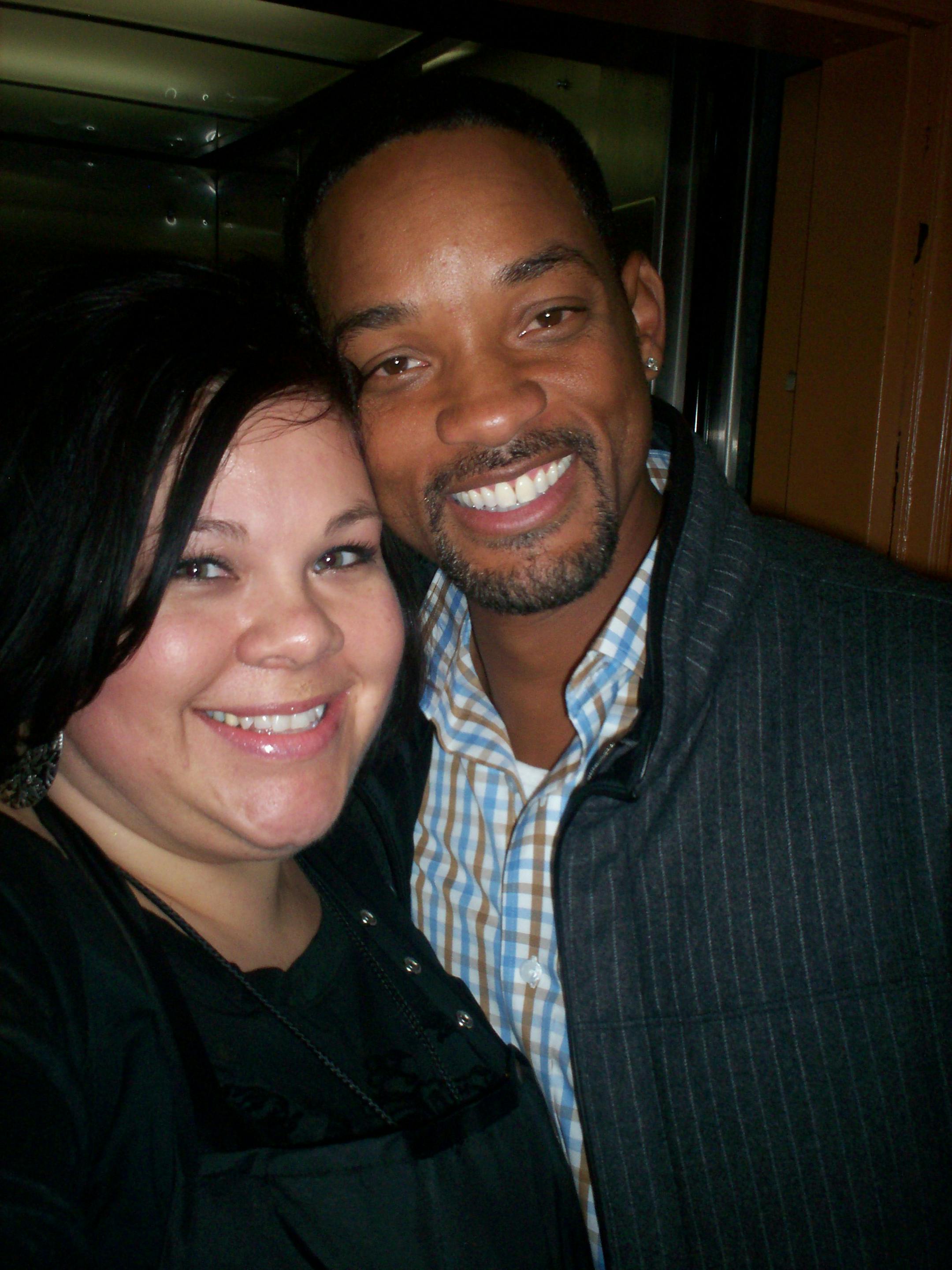 Will Smith and Aveda student Jody Corrow.