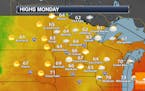 Mainly Cloudy Monday - Strong Storm System Mid-Week