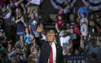 President Donald Trump is cheered by supporters at a rally in Great Falls, Mont., July 5, 2018. The United States and China hit each other with punish