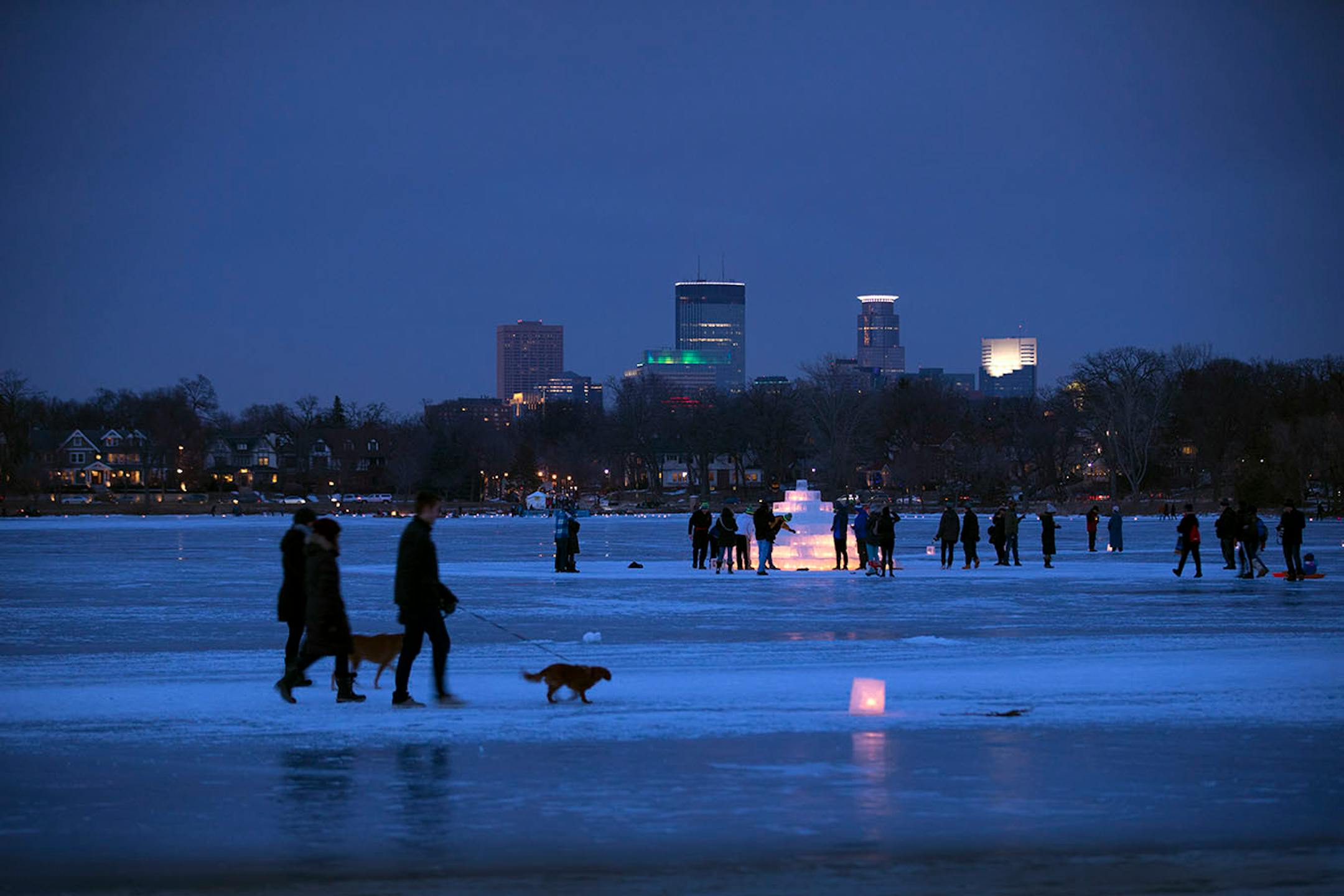 The Minneapolis Luminary Loppet is a part of one of Eric Dayton's projects, the Great Northern.