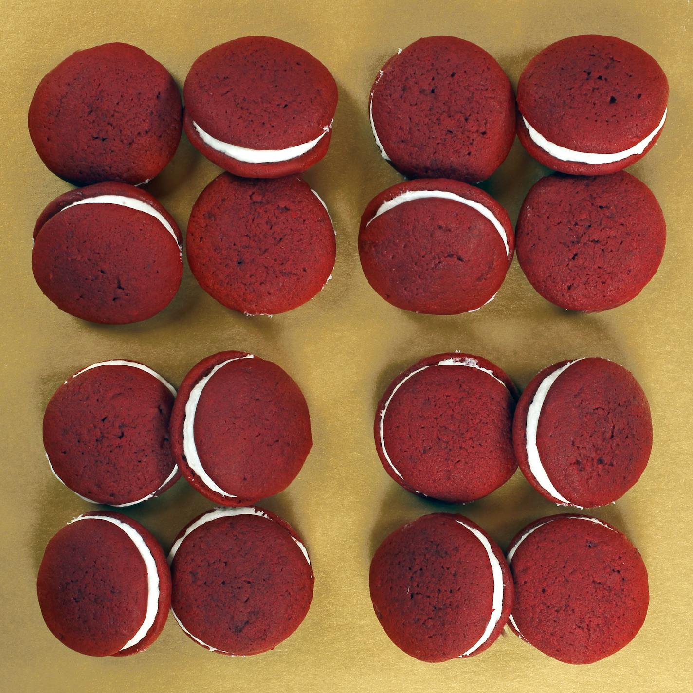 Red Velvet Whoopie Pies