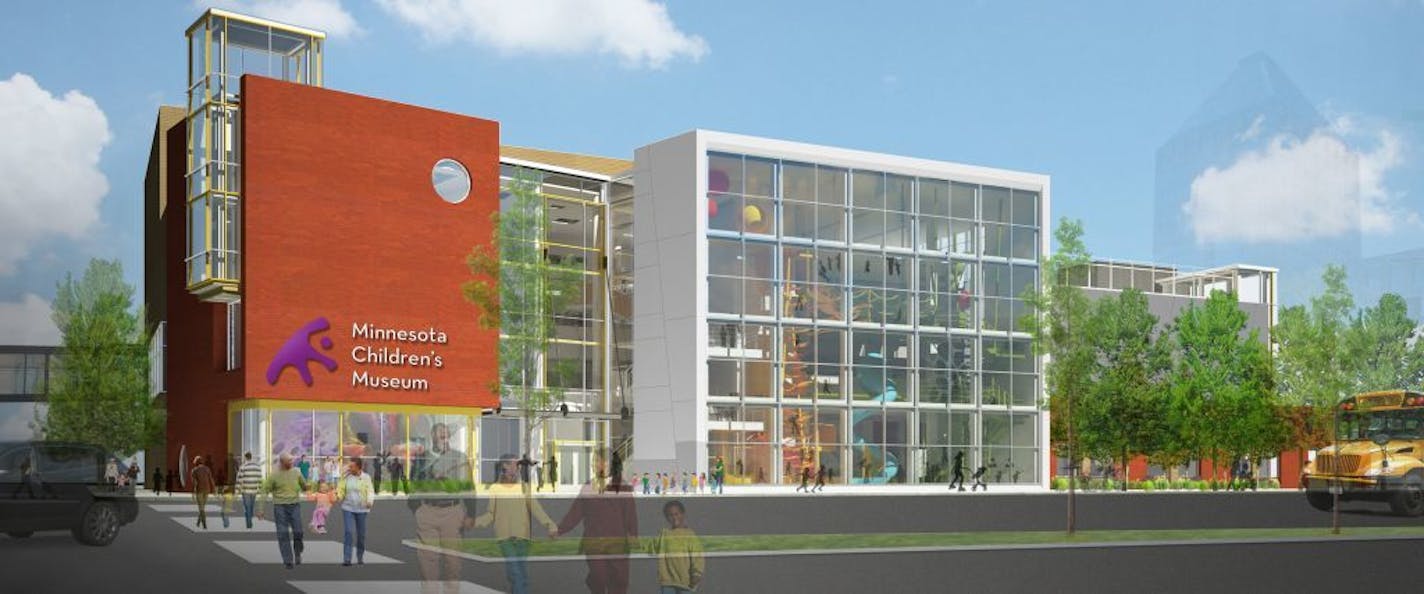 A rendering of the redone Minnesota Children's Museum