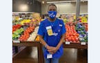 LaShenda Williams, who used to live in the parking lot of the East Nashville Kroger grocery store, now is an employee there. MUST CREDIT: Melissa Eads
