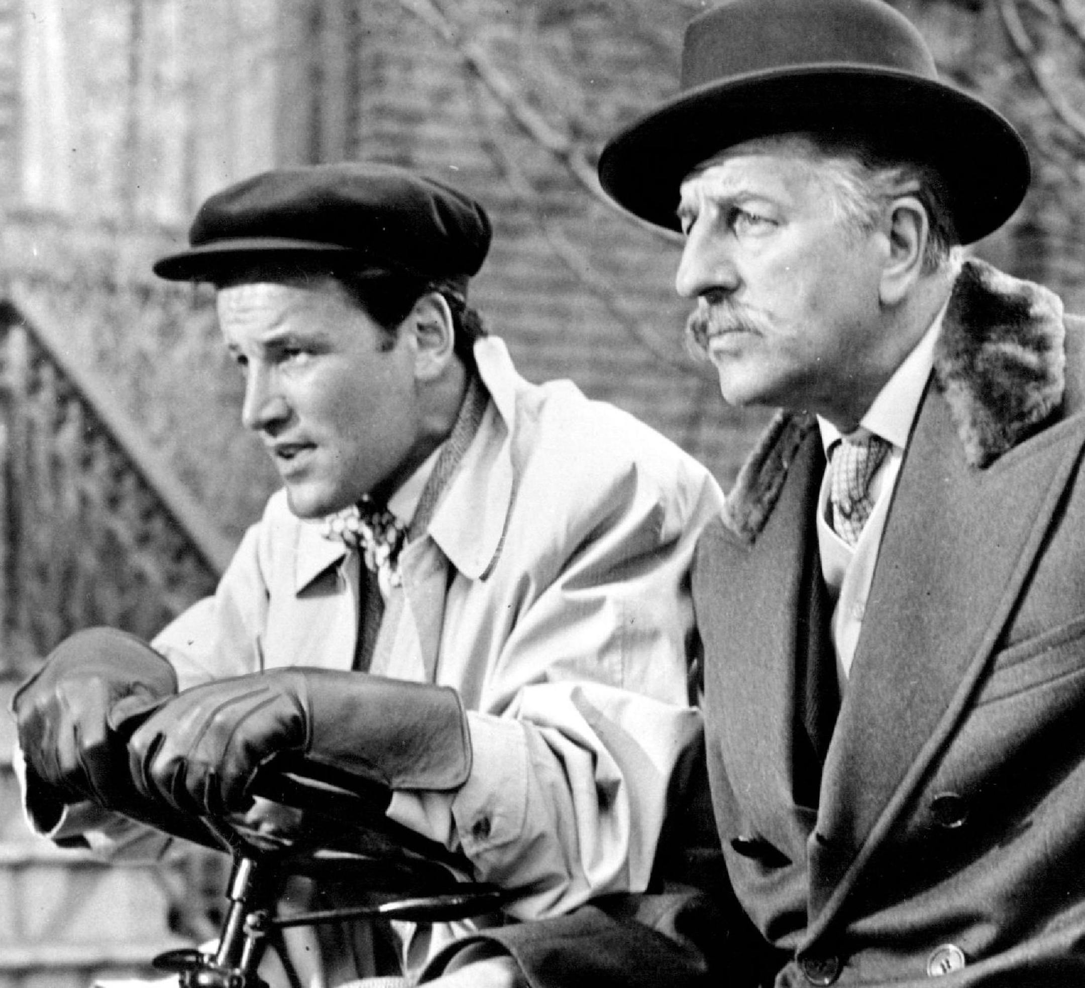 March 22, 1951 M-G-M PICTORIAL PREVIEW .... "THE MAGNIFICENT YANKEE" (3) "MY BOY, THIS THING HAS ZING!" Justice Holmes (Louis Calhern) exclaims with enthusiasm when he takes his first ride in the gas buggy his new secretary, Richard Anderson, has purchased. March 24, 1951 Minneapolis Star Tribune