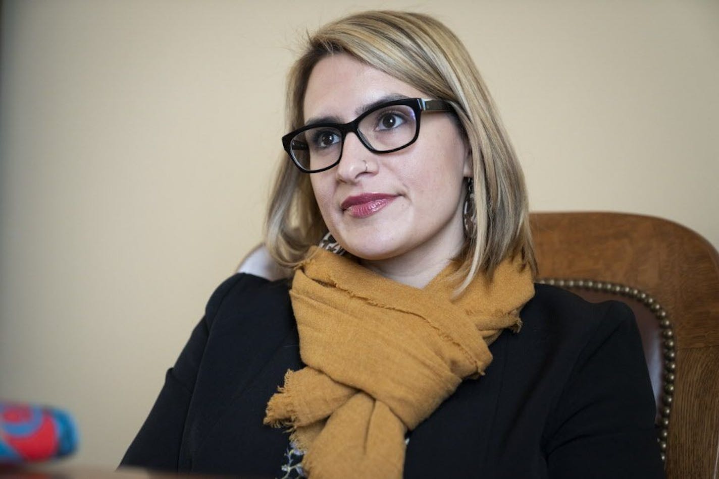 Lt. Gov. Elect Peggy Flanagan at the State Capitol in St. Paul, Minn., on Thursday, November 15, 2018.