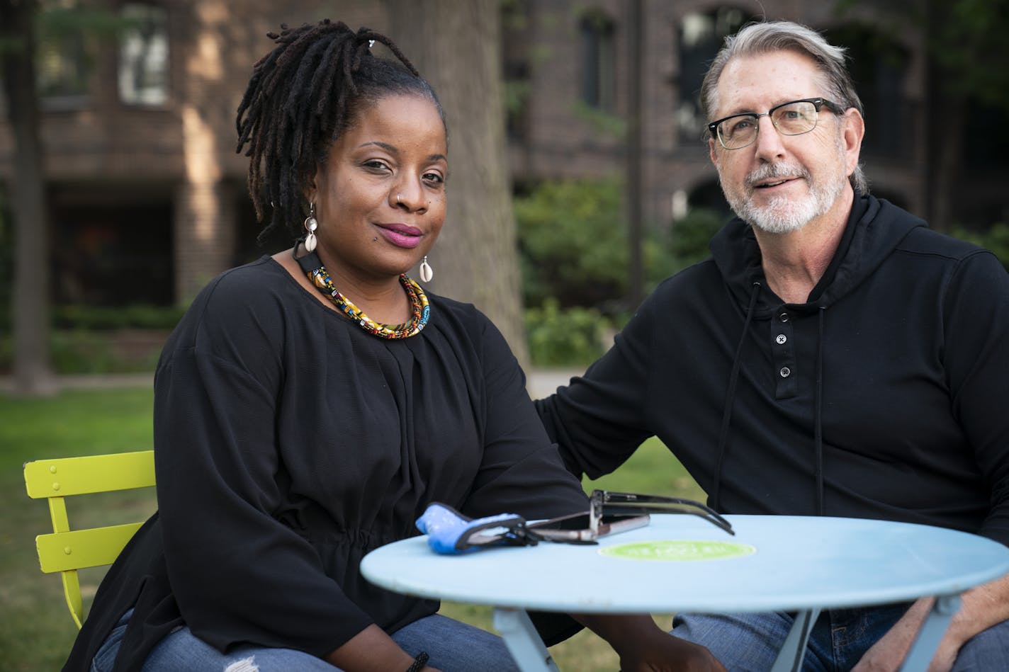 Suzanne and William Bengtson were photographed near their downtown apartment in Minneapolis in September.