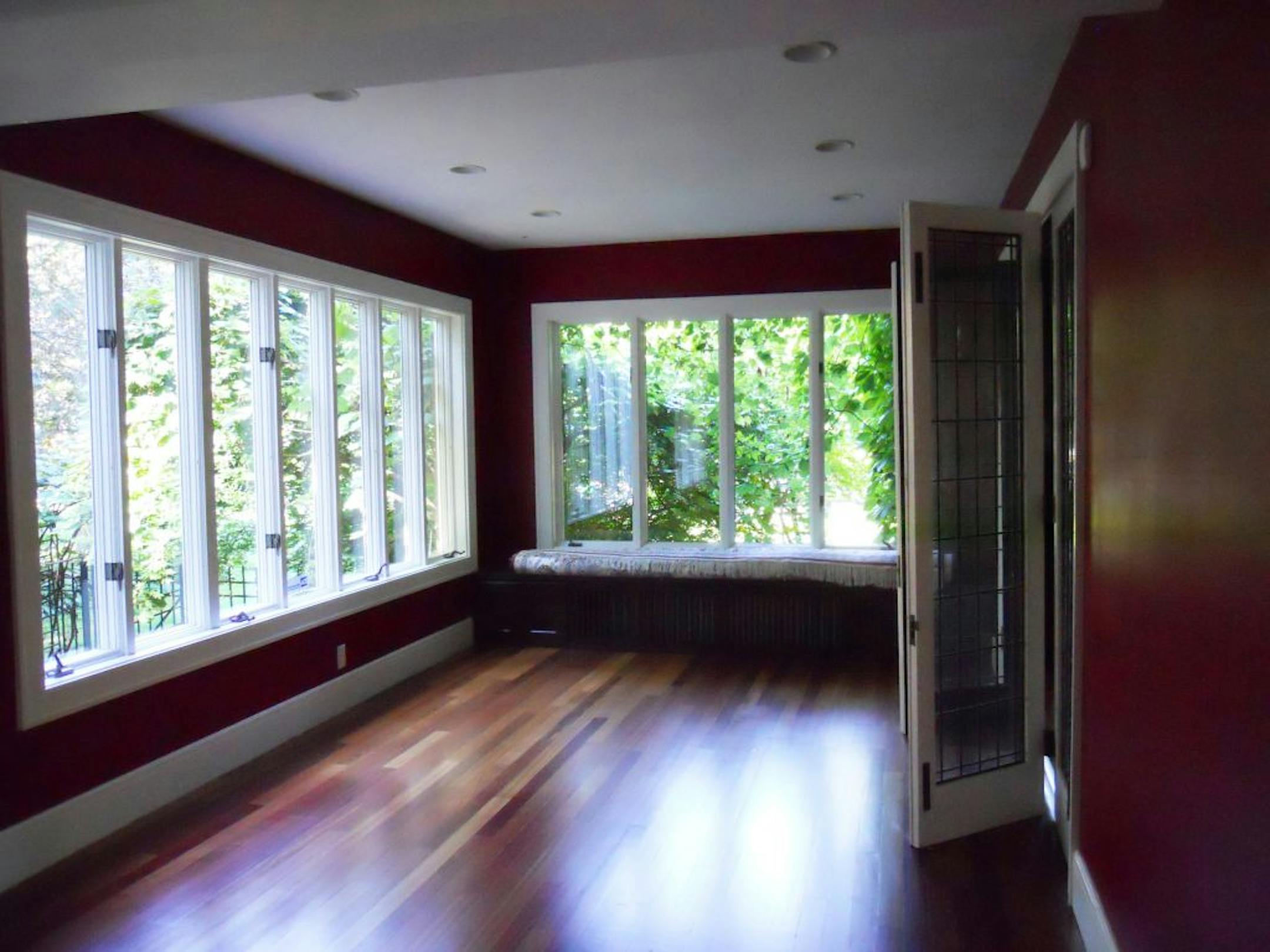 Before the remodel, the existing family room felt disconnected from the rest of the house and didn't fit the home's architectural style.