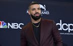 FILE - This May 1, 2019 file photo shows Drake at the Billboard Music Awards in Las Vegas. Drake is the leading nominee at the 2020 BET Awards, which 