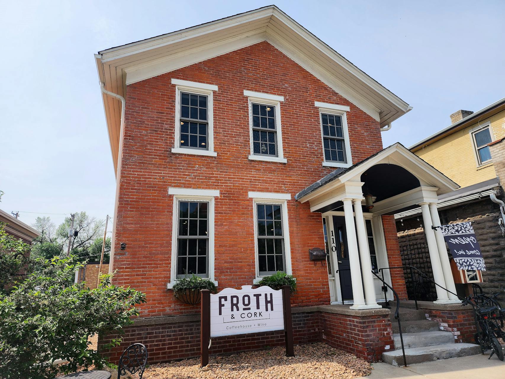 Froth & Cork serves up coffee flights and wine in a historic Hastings building.