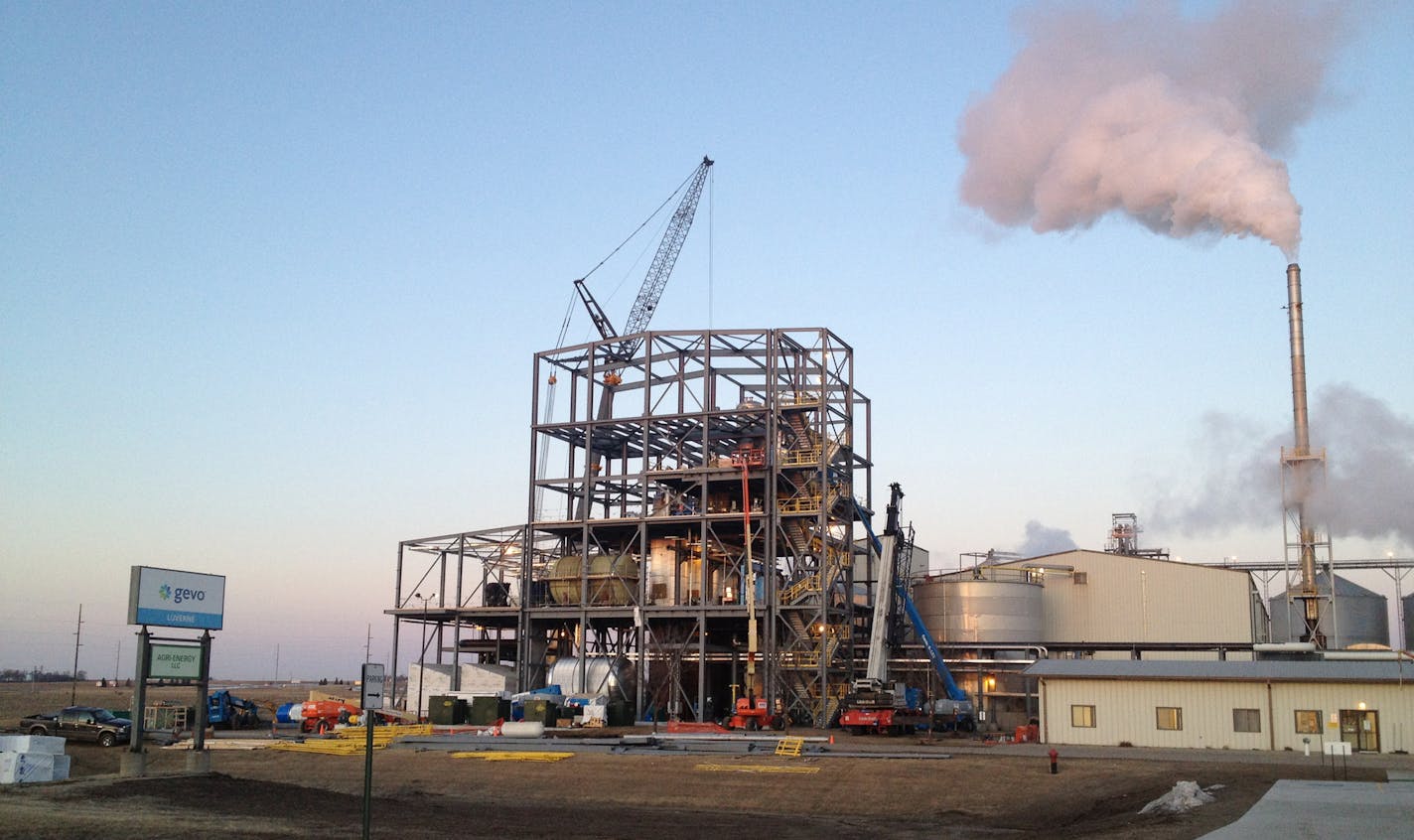 Gevo The ongoing $40 million in modifications to the the Luverne, Minn., ethanol plant, to convert it to isobutanol production.