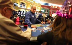 The lawsuit claims tribal casinos in three locations, including Treasure Island, offer card games not authorized in state law.