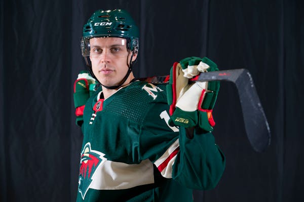 Center Joel Eriksson Ek signed a eight-year, $42 million contract extension with the Wild last July.