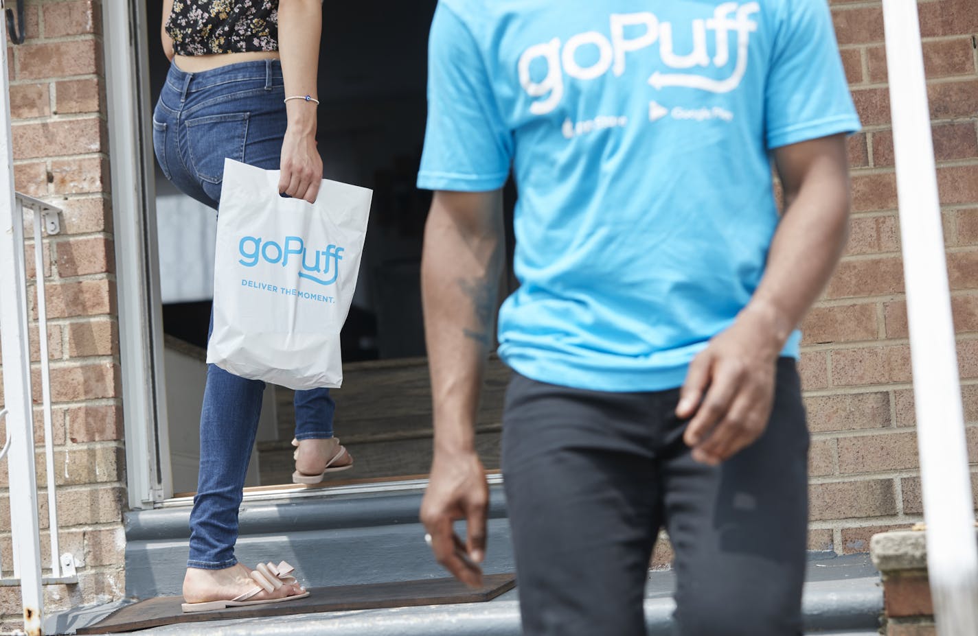 goPuff, an on-demand delivery service app, launched its third facility in the Twin Cities area in St. Paul's Merriam Park.